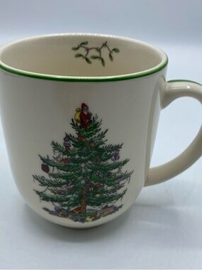 Spode Christmas Tree Cafe Mug 14 Oz Ceramic Holiday Coffee Mug Replacement
